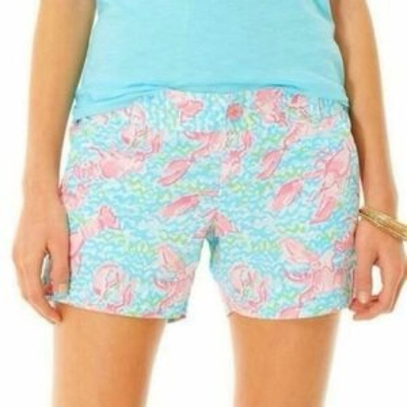 Lilly Pulitzer Callahan Shorts in Lobstah Roll - Picture 1 of 5